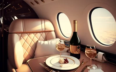 Unravel the Exquisite Dining Experience on Private Charter Jets
