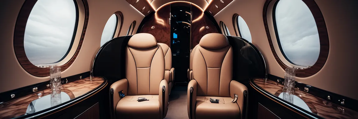 private jet interior