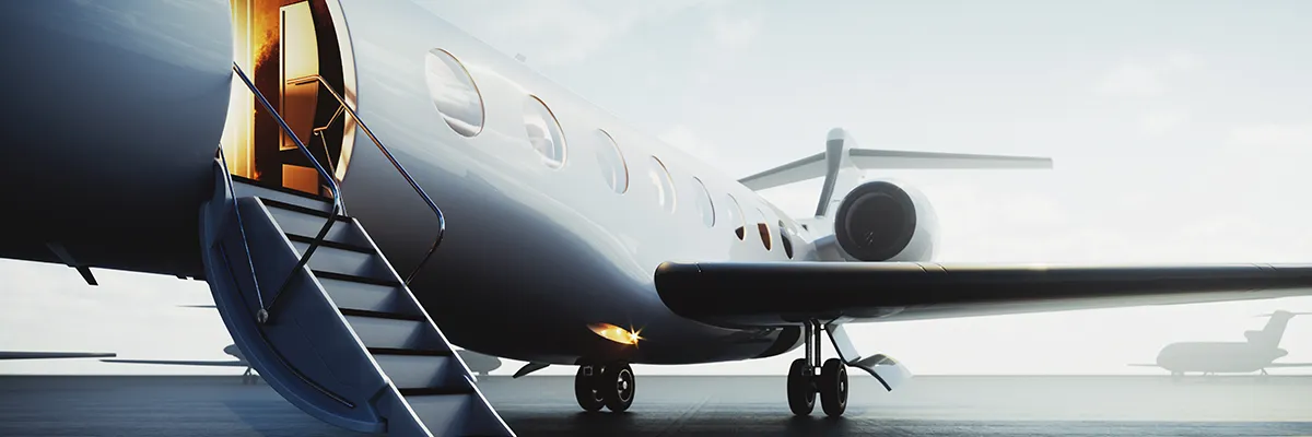 private plane boarding time