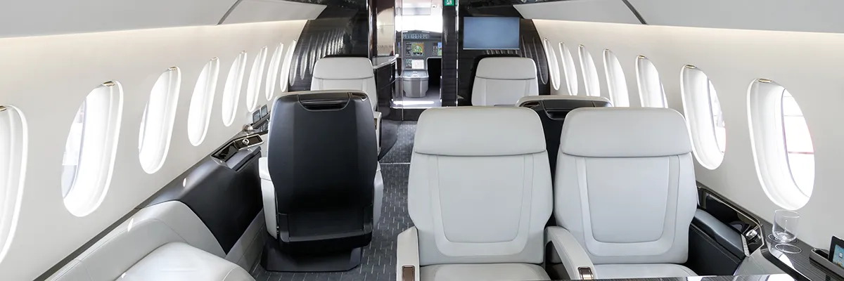 private jet interior