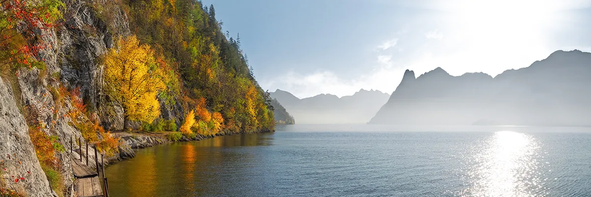 lake in fall