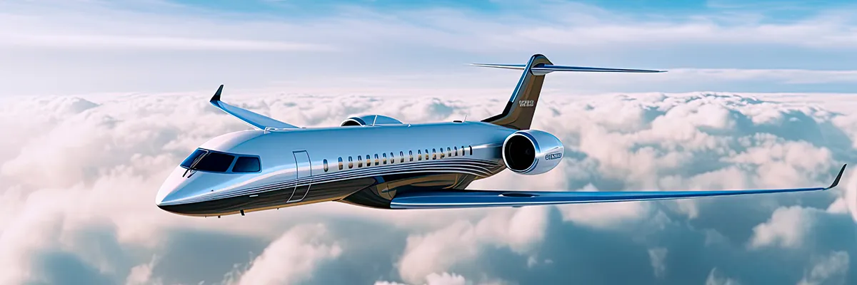 chartering a private jet