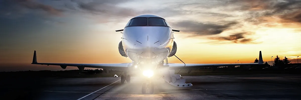 Bombardier private jet